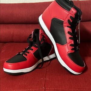 Brand new FUBU sneakers red and black size 12
